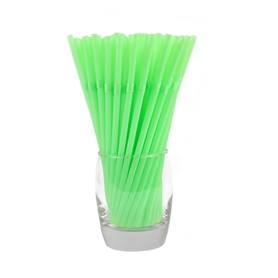 6-210mmpla biodegradable corn starch bendable straw green
